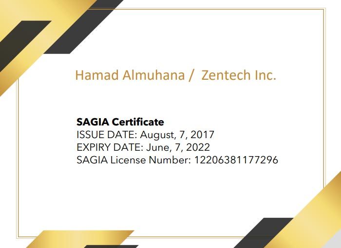 Hamad Al Muhana Group and Zentech Inc. Join Hands