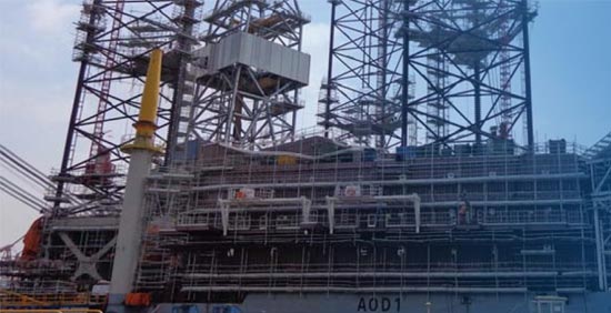 June 2015 R-550D Jack-Up Construction Update